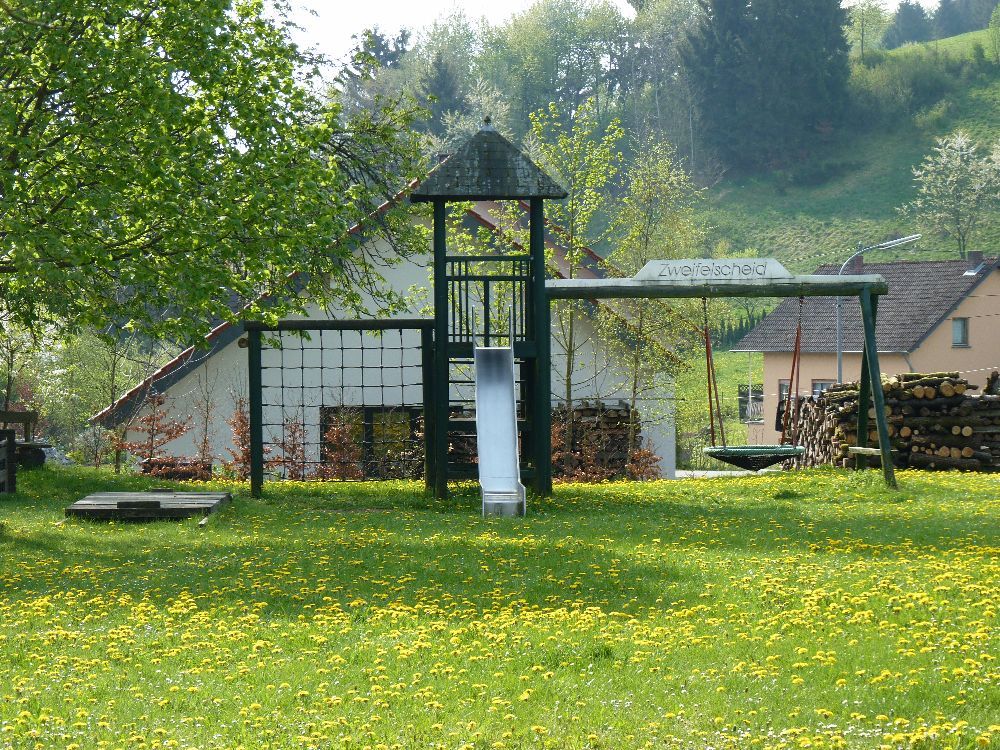 Spielplatz in der Eifel nähe der Ferienwohnung